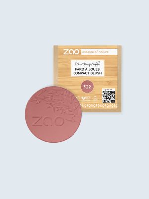 ZAO, Biologische Compact Blush, Refill, 9 g