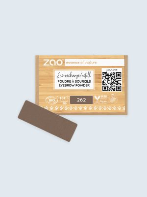 ZAO, Biologische Wenkbrauwpoeder, Refill, 1,3 g