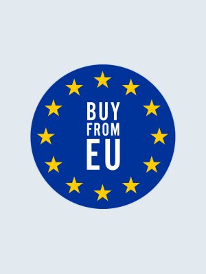 Buy from EU, Autosticker, Bumpersticker - Ø8 cm