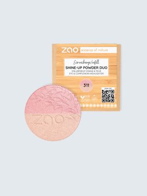 ZAO, Biologisch Shine Up Highlighterpoeder, Refill, 9 g